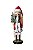 QUEBRA NOZES NOEL DECOR VERMELHO/BRANCO 28cm - Imagem 1