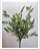 Mini Buque Mil Folhas Verde Cinzentado 30cm - Imagem 2