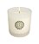 Vela Ecologica Mandala Branca Orquidea Negra 180g Brigth Side - Imagem 1
