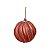CONJ.02 BOLAS NATALINA ROSE C/ GLITTER 10cm - Imagem 1