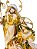 Sagrada Familia em Tecido e Resina Verde, Champagne e Dourado 47cm - Imagem 2