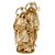 Sagrada Familia em resina e tecido dourada e nude 29cm - Imagem 1