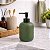 PORTA SABONETE LIQUIDO EM CERAMICA VERDE MART - Imagem 1