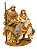 Sagrada Familia Decorativa com Maria e Jesus no Burro 43cm - Imagem 1