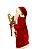 Papai Noel Decorativo Vermelho e Dourado 60cm - Imagem 2