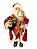 Papai Noel Decorativo Vermelho e Dourado 60cm - Imagem 1