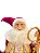 Papai Noel Decorativo Vermelho Branco e Dourado 120cm - Imagem 4