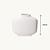 VASO EM CERAMICA BRANCO MINIMALISTA GEOMETRICO - Imagem 3