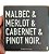 Box Malbec Merlot Cabernet Pinot Noir 12x12cm - Imagem 2
