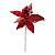 FLOR POISENTIA BICO DE PAPAGAIO VERMELHA COM BRILHO 50cm - Imagem 1