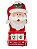 Calendario Papai Noel Decorativo Vm 12x4x26cm - Imagem 2
