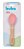 COLHER INFANTIL SILICONE E BAMBU - ROSA BUBA - Imagem 1