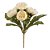 BUQUE PEONIA 5 FLORES (CREME OUTONO) 27cm - Imagem 1