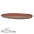 PRATO CERAMICA ORGANIC OVAL TERRACOTA AREIA 22cm - Imagem 3