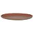 PRATO CERAMICA ORGANIC OVAL TERRACOTA AREIA - Imagem 1