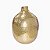 Vaso Bojo em Aluminio Dourado 30cm Indiano Martelado - Imagem 1