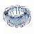 CENTRO DE MESA DECOR DE VIDRO MURANO ITALY AZUL  LYOR 12x6cm - Imagem 2