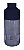 VASO DE VIDRO FUME COM PRETO 32cm - Imagem 1