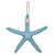 ESCULTURA ESTRELA DO MAR (AZUL) EM RESINA 22,5cm - Imagem 1