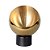 VASO DE METAL PRETO E DOURADO P - Imagem 1