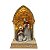Escultura Sagrada Familia Dourado e Cinza com Led - Imagem 2