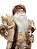 Papai Noel em Pe Marrom e Nude com saco de presentes 45cm - Imagem 2