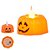 VELA LED ABOBORA LARANJA 4,9cm HALLOWEEN - Imagem 1