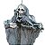 BONECO CAVEIRA ASSOMBRADA HALLOWEEN - Imagem 2