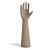 ESCULTURA MAO EM RESINA MARROM 38,5cm MART - Imagem 1