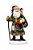 Escultura Papai Noel em Resina Verde - 20cm - Imagem 1
