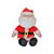 Papai Noel Musical Sentado em Tecido Decorativo - Imagem 1