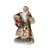 Papai Noel em Resina com guirlanda  Vm / Vd 25cm - Imagem 3