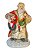 Papai Noel em Resina com guirlanda  Vm / Vd 25cm - Imagem 1