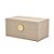 CAIXA EM MDF COM REVESTIMENTO EM PU BEGE MART 13x28cm - Imagem 3