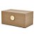 CAIXA EM MDF COM REVESTIMENTO EM PU CAQUI MART 13x28cm - Imagem 2