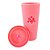 COPO COM CANUDO TEXTURIZADO 700ML GIRL BOSS ROSA FOSCO UATT - Imagem 3