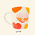 CANECA CERAMICA 400ML FRASES CORES E AMORES CELEBRE UATT - Imagem 3