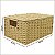 CESTO C/TAMPA MULTIUSO SEAGRASS WAYANA NATURAL MEK 40cm - Imagem 6