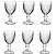 Jogo de 6 taças para Licor Bardot em Vidro 60ml L'hermitage - Imagem 1
