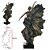 ESCULTURA DECOR POLIRESINA BAILARINA (BRONZE) 34cm - Imagem 2