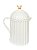 BULE DE CERAMICA COLIBRI COM TAMPA BRANCO C/PASSARO 600ML - Imagem 1