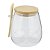 Porta mantimento em borossilicato c/tampa e colher bambu 1L - Imagem 1
