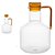 JARRA VIDRO BORO COM TAMPA OSLO (TRANSPARENTE AMBAR) 1500ml - Imagem 1