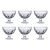 Jogo 7 pçs Bowl e taças sobremesa Dernier vidro Lhermitage - Imagem 3