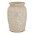 VASO DECORATIVO CERAMICA TERRACOTA BEGE MART 23CM - Imagem 1