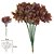 FOLHAGEM PICK FOLHA TOQUE REAL X5 VERDE VERMELHO 22cm - Imagem 2