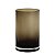 VASO TUBO EM VIDRO PRETO 20CM MART - Imagem 1