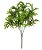 FOLHAGEM CHIFRE DE VEADO PLASTICO X12 VERDE 30cm - Imagem 1
