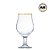 TAÇA CERVEJA BELGICA BORDA DOURADA TECNO AIR POINT 380ml - Imagem 3