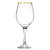 Jg Taças de Vidro com Filete de Ouro One Vinho e Agua 490ml - Imagem 5